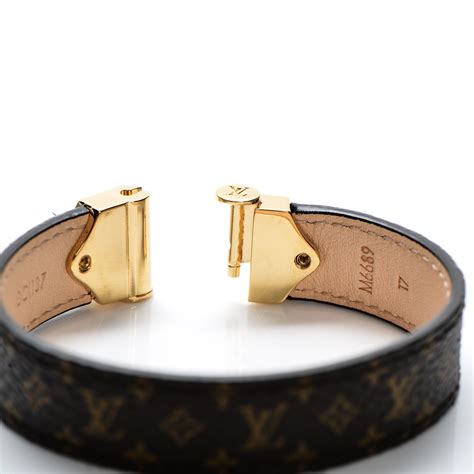 louis vuitton monogram row bracelet